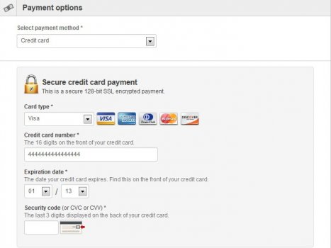 ashop screenshot payment options ecommerce